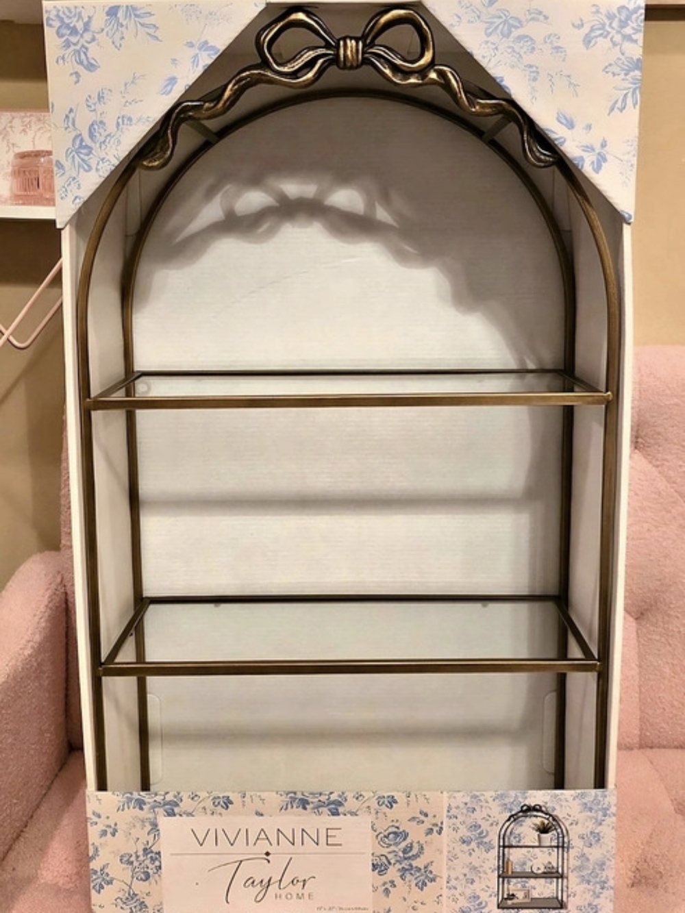 Vivianne Taylor Coquette Gold BOW Shelf